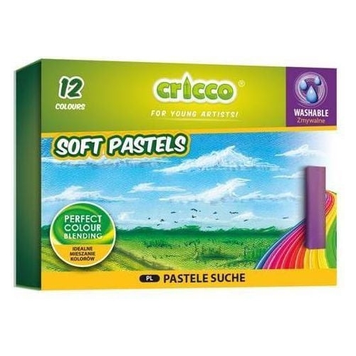 Kredki pastele suche CRICCO 12kol CR491K12