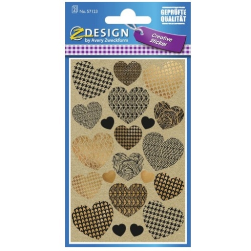 Naklejki papierowe SERCA 57123 Z-DESIGN AVERY ZWECKFORM