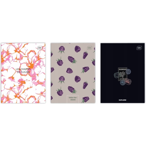 Zeszyt A4 96k linia M 70g UV Mix INTERDRUK