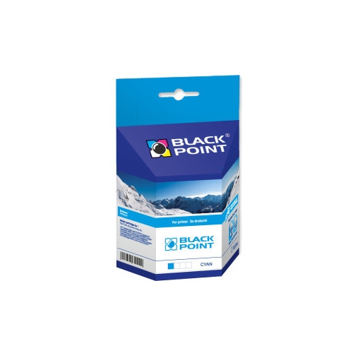 Tusz BLACK POINT (BPBLC1100/980XLC) niebieski 1500str zamiennik BROTHER (LC980C/LC1100C)