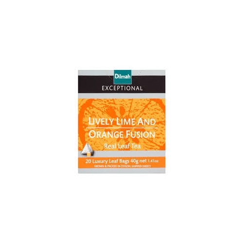 Herbata DILMAH PIRAMID LIVELY LIME&ORANGE 20t*2g FUSION