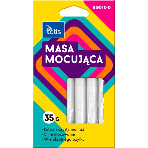 Masa mocująca 35g BIAŁA BG010-D TETIS