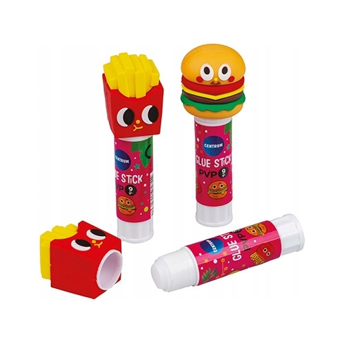 Klej w szyfcie PVA 9g. mix BURGER I FRYTKI 80355 CENTRUM