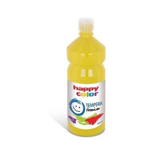 Farba TEMPERA Premium 1000ml żółty HAPPY COLOR 3310 1000-1