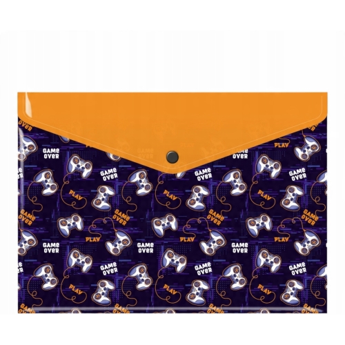 Teczka kopertowa A4 PP z nadrukiem GAMEPAD TKN-A4-33 BIURFOL