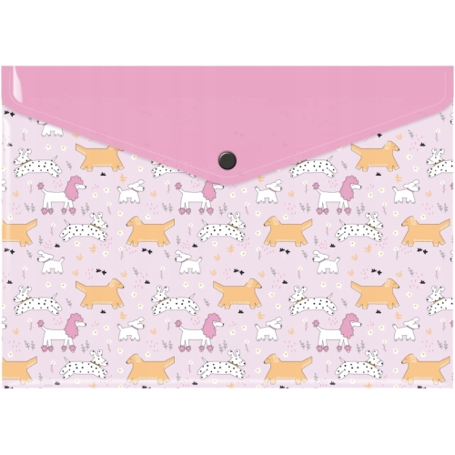 Teczka kopertowa A4 PP z nadrukiem PUPPIES TKN-A4-36 BIURFOL