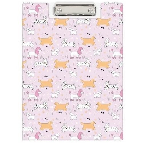 Teczka z klipem A4 z nadrukiem PUPPIES KHN-04-36 BIURFOL