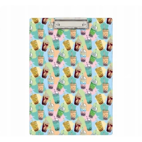 Deska z klipem A4 z nadrukiem BUBBLE TEA KHN-01-37 BIURFOL