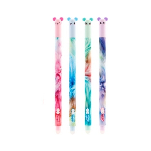 Długopis wymazywalny USZAKI FLUFFY HA 4120 01UF-3 HAPPY COLOR