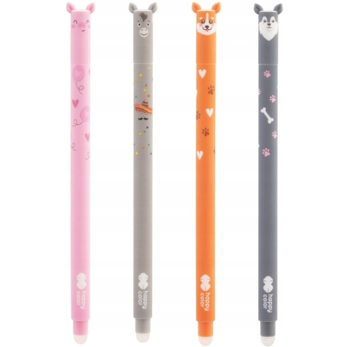 Długopis usuwalny USzAKI Babe , 0.5mm, niebieski HA 4120 01UB-3 Happy Color