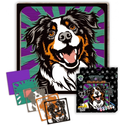 Zestaw do tworzenia obrazów z drewna PIES 0465-0072-04 Panta Plast