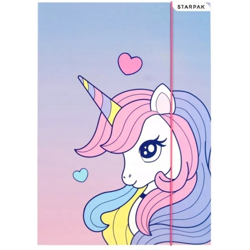 Teczka z gumką A4 UNICORN 553546 STARPAK