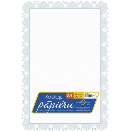 Dyplom certyfikat 170g (25 arkuszy) DZ251-1 MICHALCZYK I PROKOP