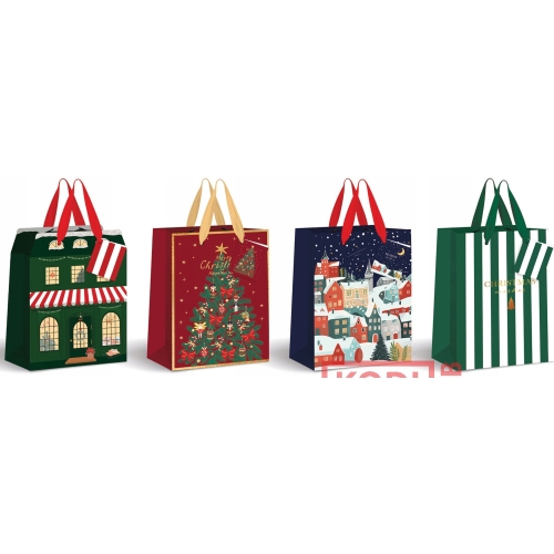 Torebka prezentowa duża Boże Narodzenie 190g 33x46x13cm INTERDRUK