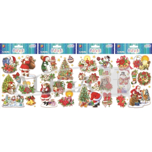 Naklejki świąteczne do dekupażu NKX-6195 ALIGA