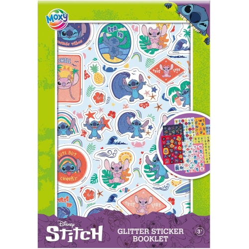 Książeczka z brokatowymi naklejkami