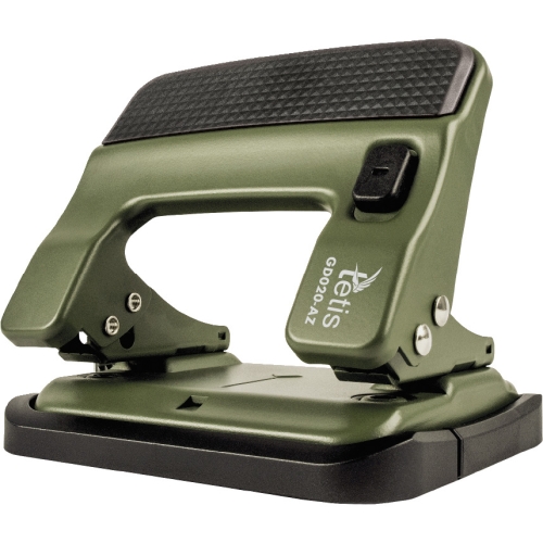 Dziurkacz metalowy 30k zielony GD020-AZ TETIS