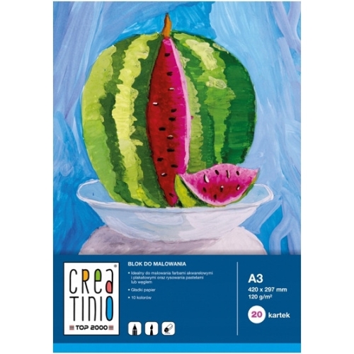 Blok do malowania A3 20k 120g 400079859 CREATINIO