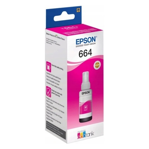 Tusz EPSON (T6643/C13T66434A) purpurowy 6500str/70ml