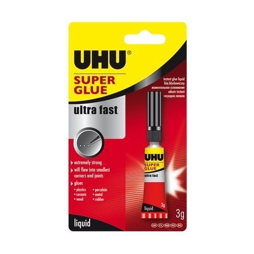 Klej UHU SUPER GLUE JUMBO 3g (36320)