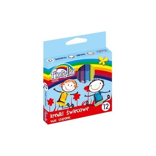 Kredki FIORELLO świecowe 12 kolorów 170-1383