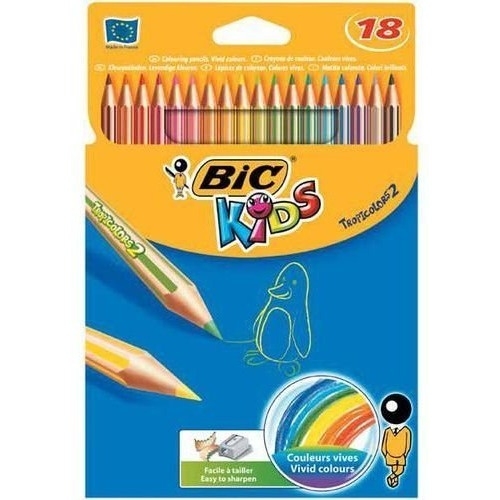 Kredki BIC Tropicolor 18kolorów 832567