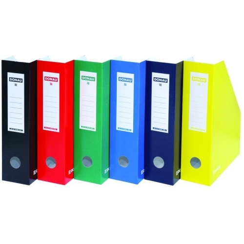 Pojemnik na dokumenty,ścięty A4/80mm granatowy 7649201-18 DONAU