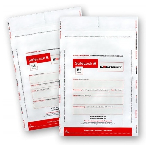 Koperty bezpieczne B5 białe (100sztuk) ikb178280btk100 EMERSON