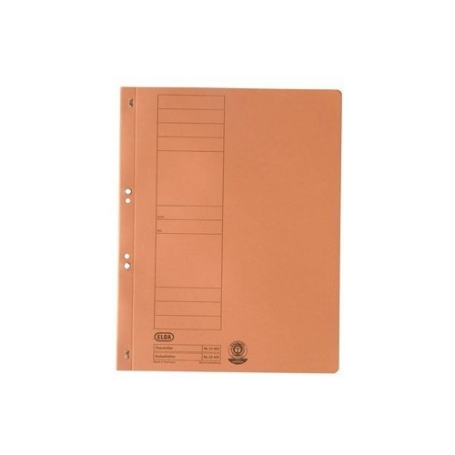 Skoroszyt z oczkiem A4 pomarańczowy 100551874 ELBA