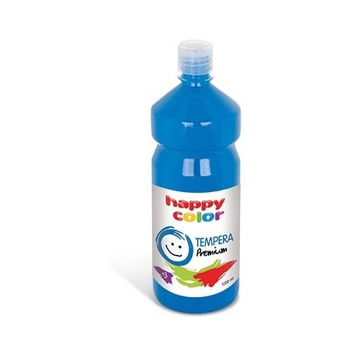 Farba TEMPERA Premium 1000ml niebieska HAPPY COLOR 3310 1000-3