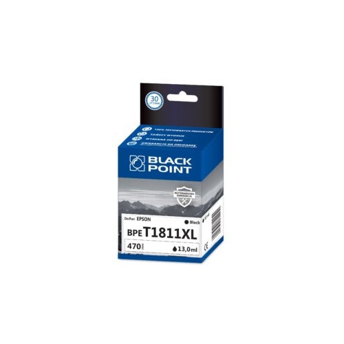 Tusz BLACK POINT (BPET1811XL) czarny 490str zamiennik EPSON (18XL/C13T18114010)