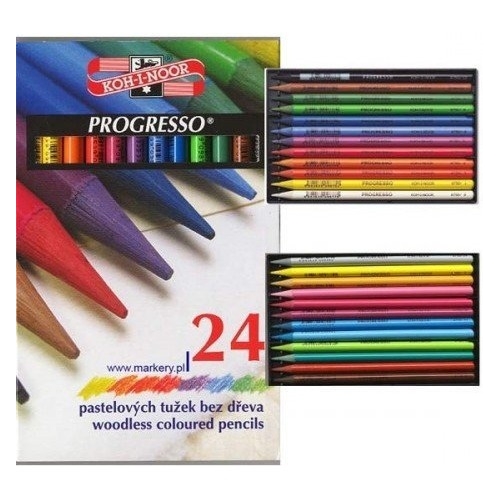 Kredki PROGRESSO 24 kolory 8758 KOH-I-NOOR