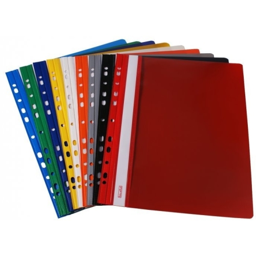 Skoroszyt twardy zawieszany A4 siwy (10sztuk) SH-01-07 BIURFOL