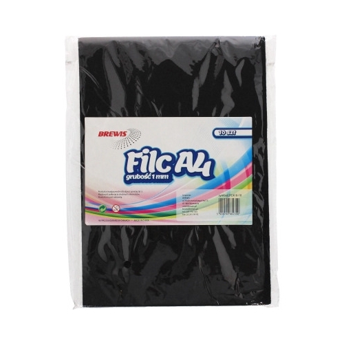 Filc A4 czarny FC410-10 1mm (10ark.) 682390
