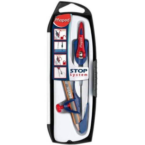 Cyrkiel STOP SYSTEM z ołówkiem 196510 MAPED