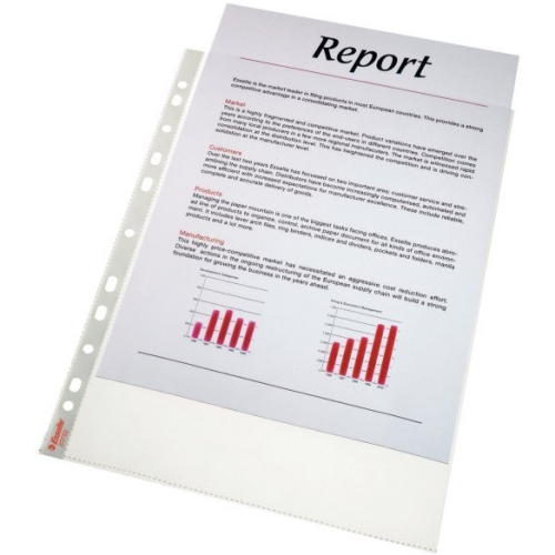 Koszulki groszkowe A4 115mic.(100szt) 23743 ESSELTE