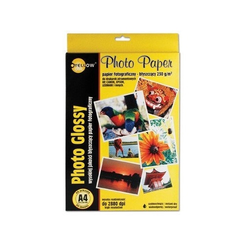 Papier foto YELLOW ONE A4 130g A20 błyszczący (4G130) 150-1177