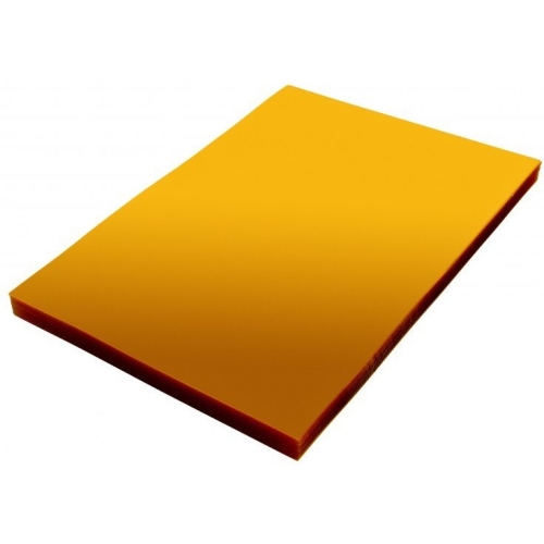 Okładka foliowa do bindowania A4 żółta przezroczysta 0,20mm NATUNA (100szt)
