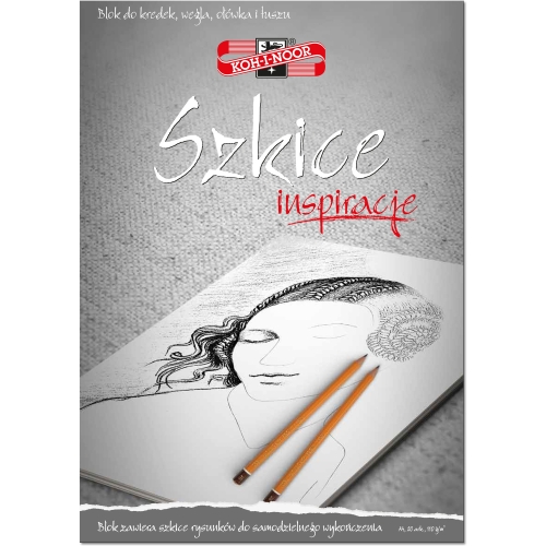 Blok A4 20k 110g szkice INSPIRACJE BLO-INSZA4 KOH-I-NOOR