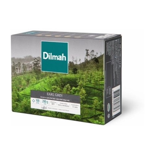 Herbata DILMAH (100szt x2g) czarna EARL GREY