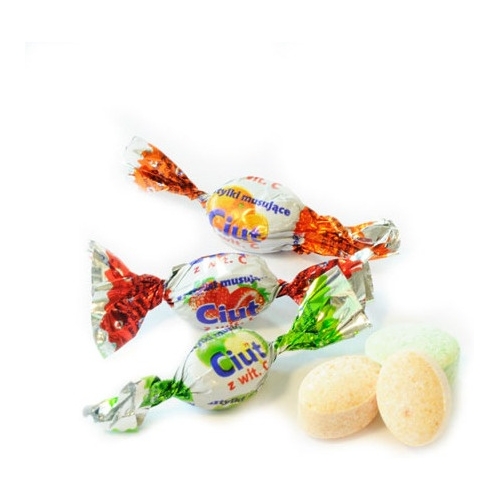 Cukierki JEDNOŚĆ CIUT pudrowe 1kg musującez witaminą C