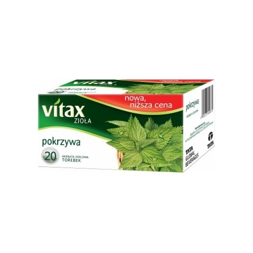 Herbata VITAX Zioła (20 torebek x 1,5g) Pokrzywa bez zawieszki