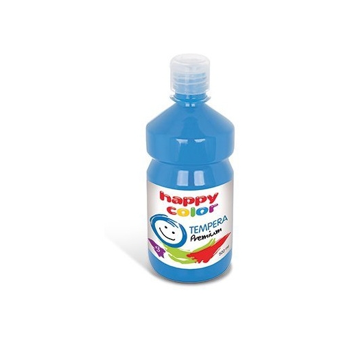 Farba TEMPERA Premium 500ml błękitna HAPPY COLOR HA 3310 500-30