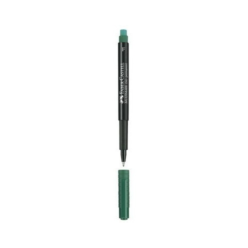 Foliopis z gumką OHP MULTIMARK F 0.6 zielony 151363 FABER-CASTELL