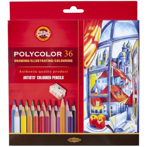 Kredki POLYCOLOR 36 kolorów 3835 KOH-I-NOOR