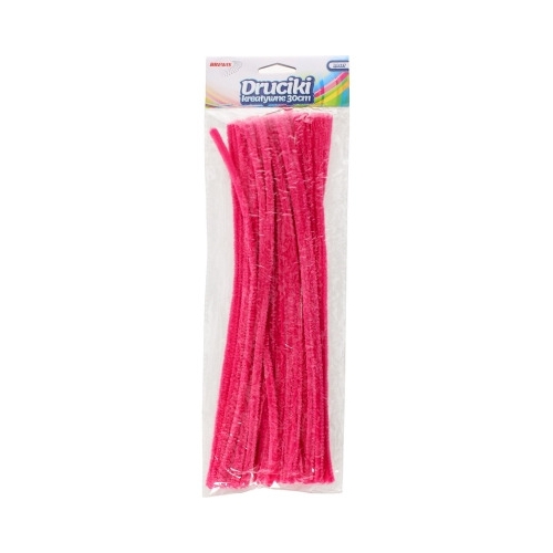 Druciki kreatywne dr19 różowe 30cm (40) BREWIS