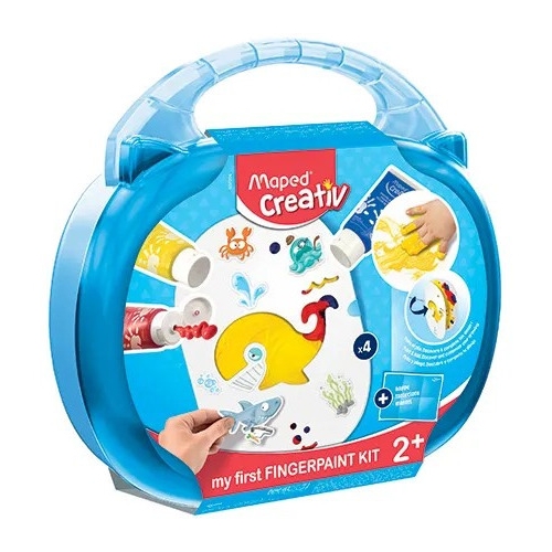 Farby do malowania palcami WALIZKA 907004 CREATIV MAPED