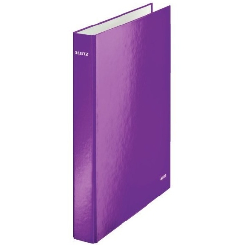 Segregator ringowy A4 40mm 4DR/25mm fioletowy 42420062 LEITZ WOW