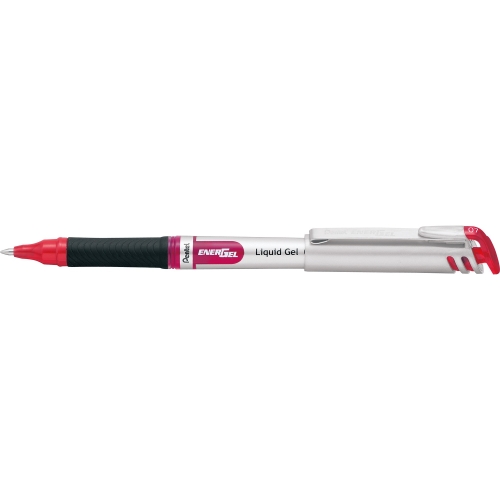Pióro kulkowe EnerGel BL17 czerwone 0.7mm PENTEL