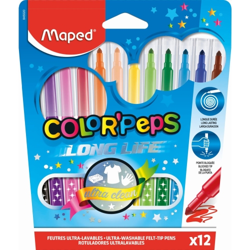 Flamastry MAPED COLORPEPS 12kolorów 845020